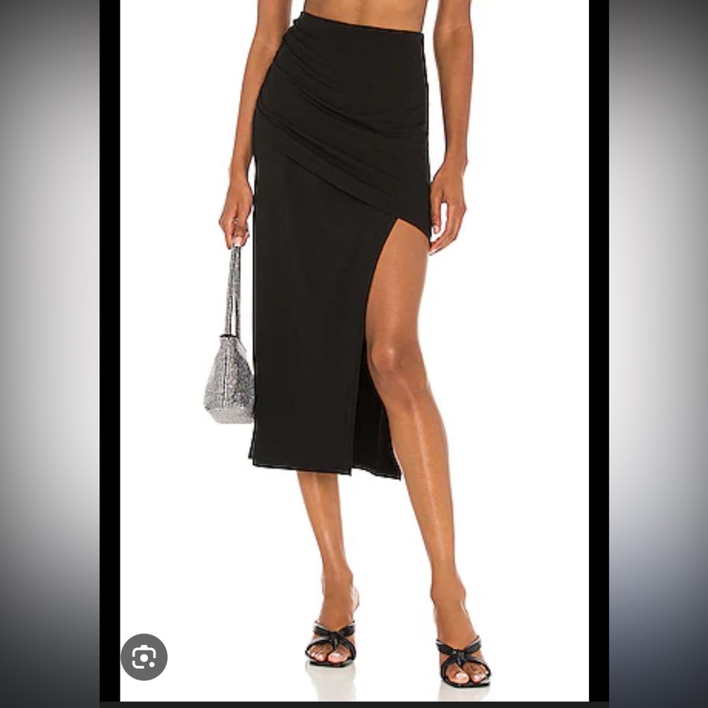 NBD draped skirt